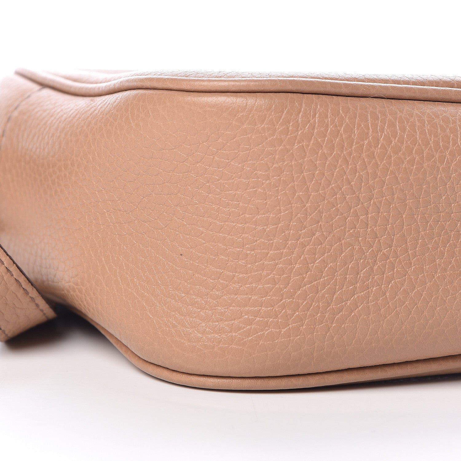 Gucci Pebbled Calfskin Small Soho Disco Bag Rose Beige 9 of 10