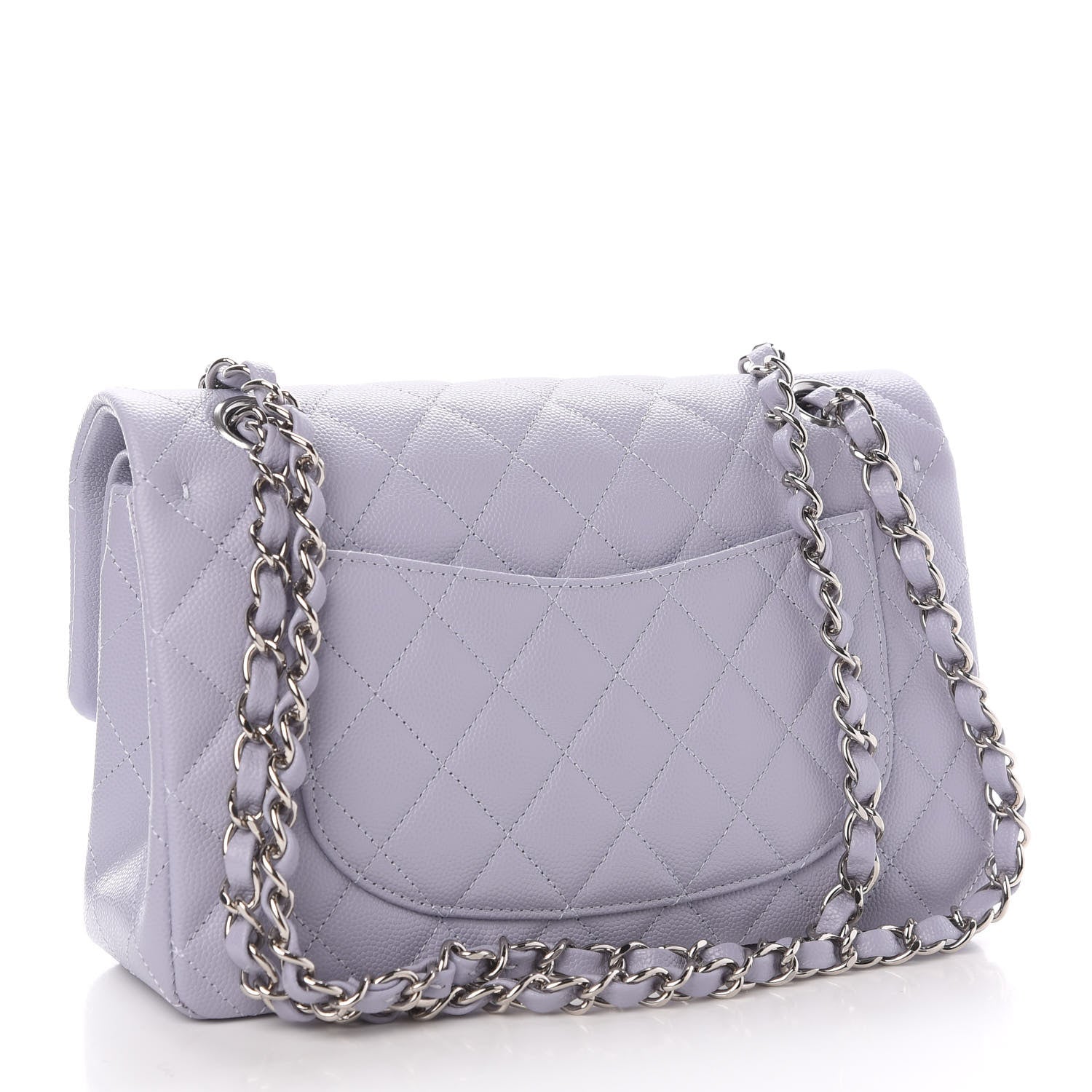 Chanel Caviar Quilted Small Double Flap Light Purple 3 of 10