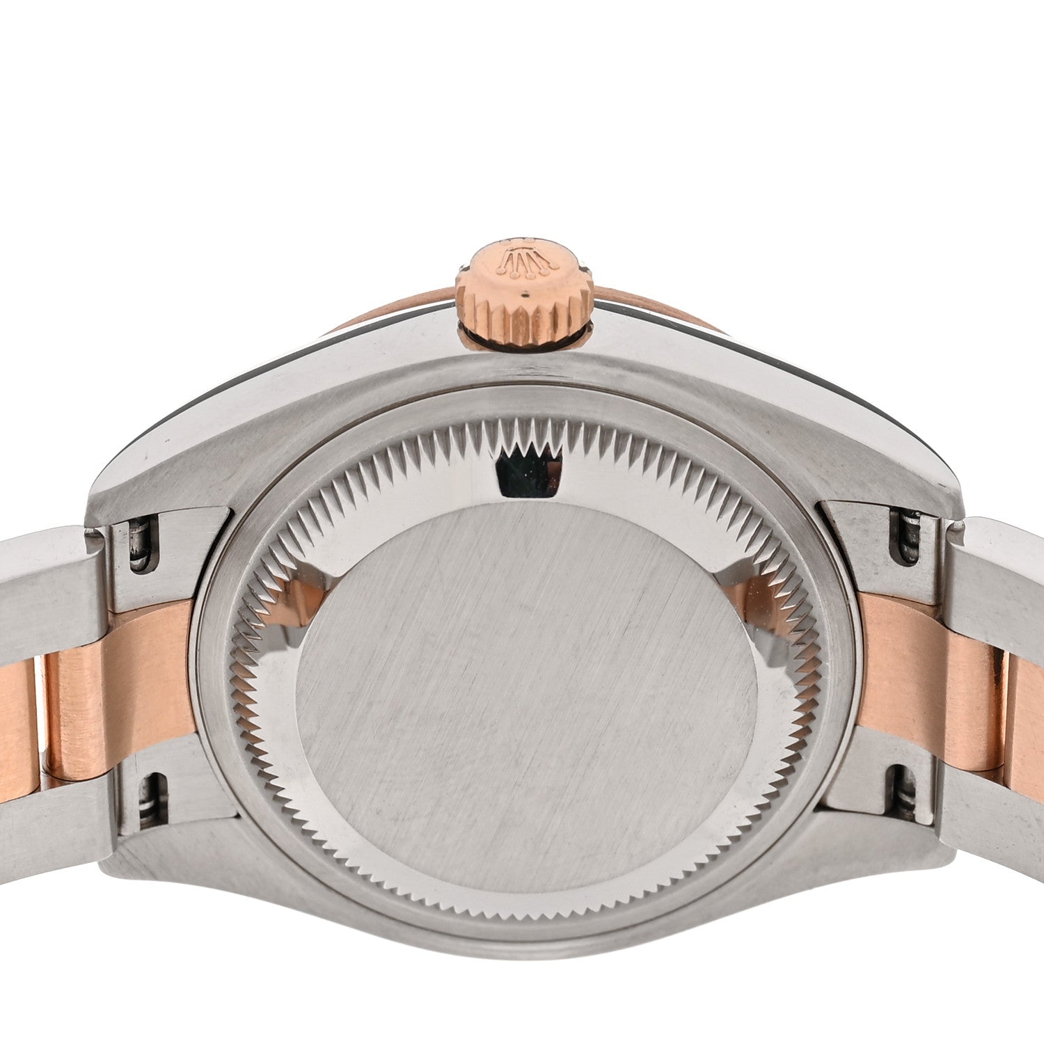 Rolex Stainless Steel 18K Everose Gold 28mm Oyster Perpetual Datejust Watch Chocolate Roman 279171 4 of 5