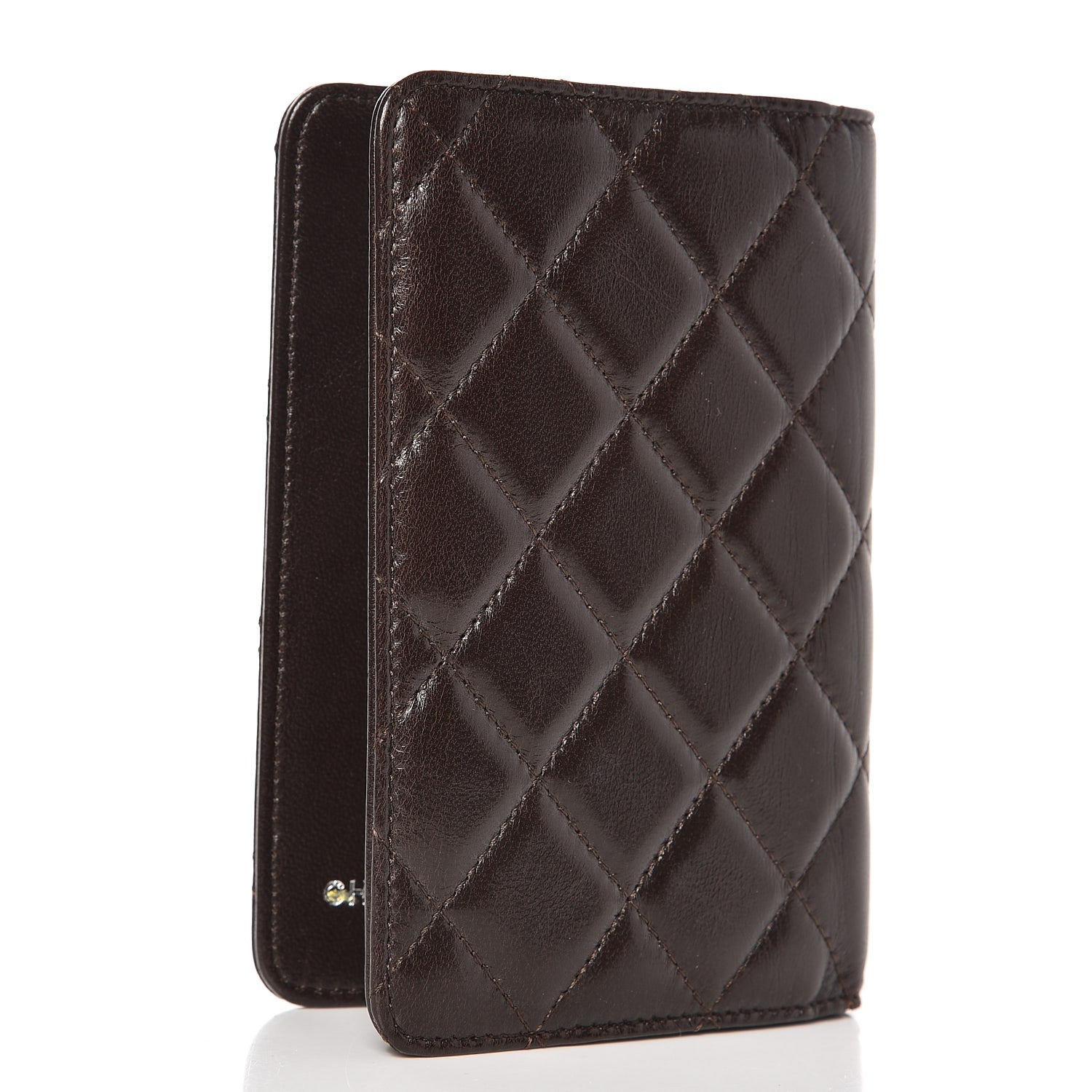 Chanel Glazed Lambskin Quilted Agenda Cover Brown 4 of 10