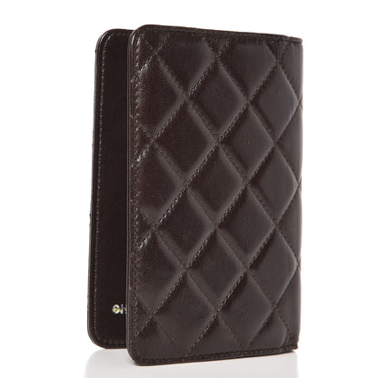 Chanel Glazed Lambskin Quilted Agenda Cover Brown 4 of 10