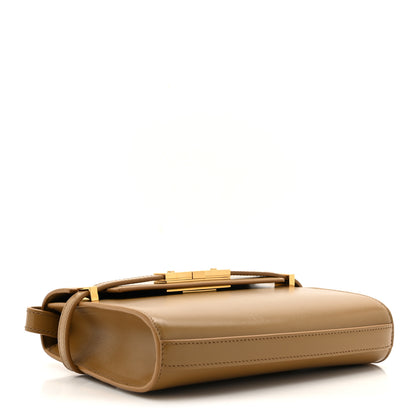 Saint Laurent Smooth Calfskin Mini Manhattan Shoulder Bag Natural Tan 4 of 12