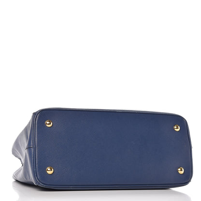 Prada Saffiano Lux Medium Tote Bluette 4 of 18