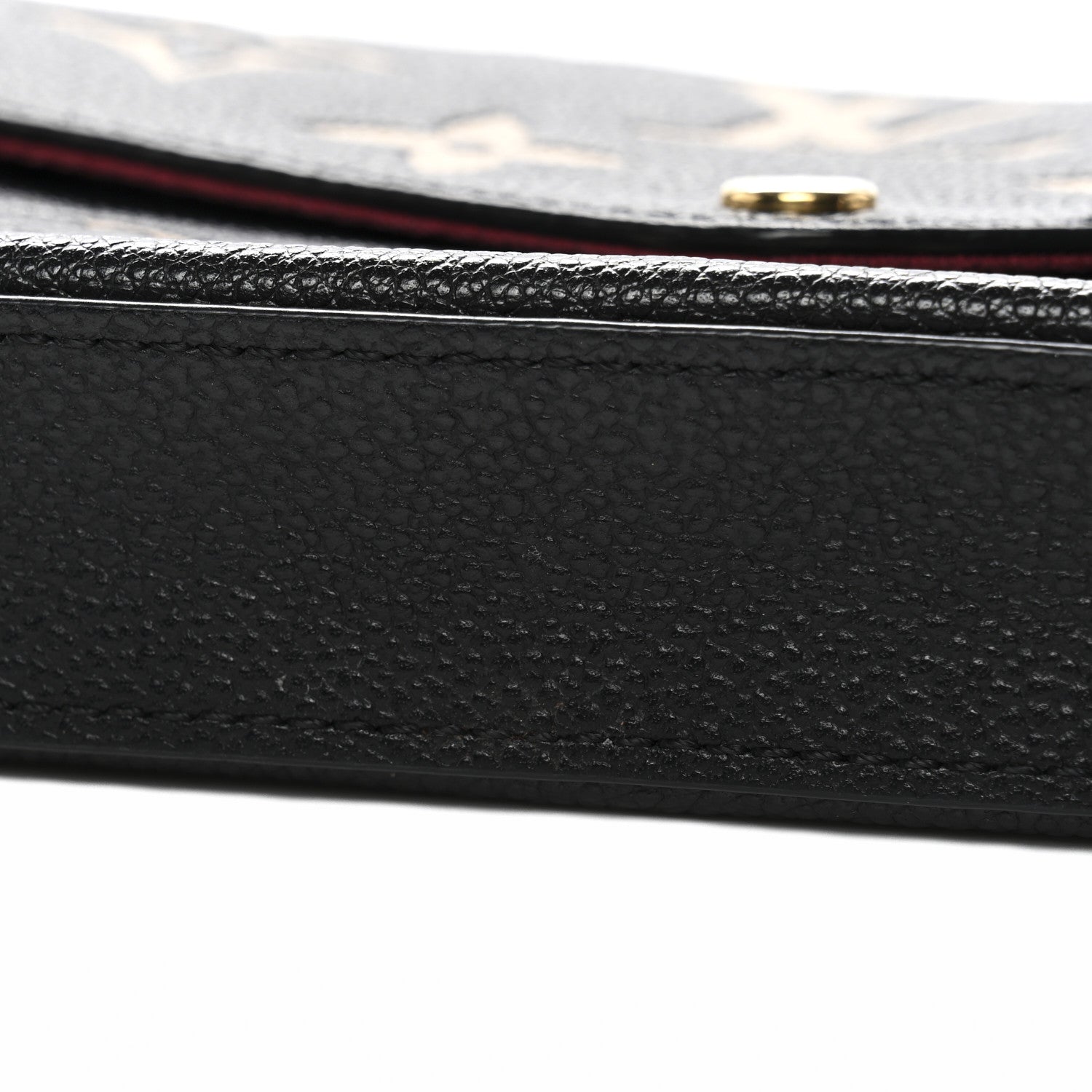Louis Vuitton Empreinte Monogram Giant Felicie Pochette Black Beige 11 of 13