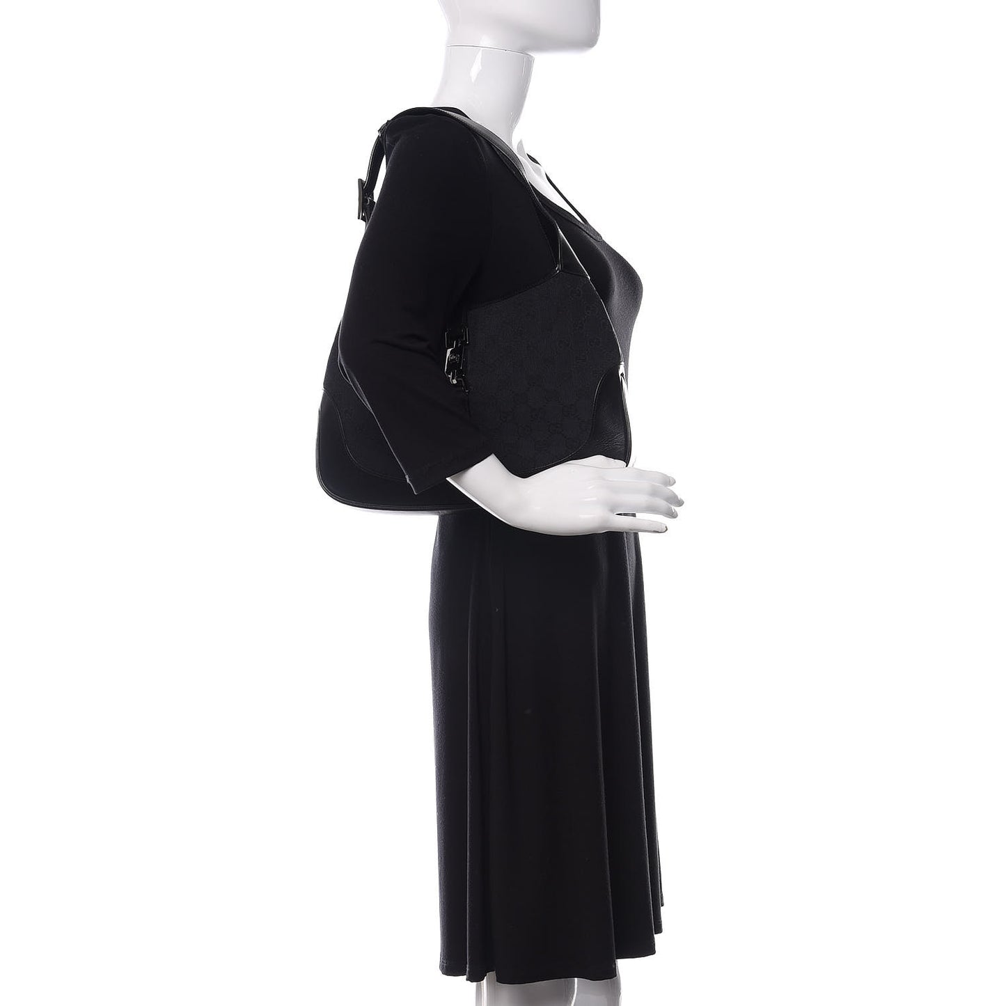 Monogram Jackie O Hobo Black
