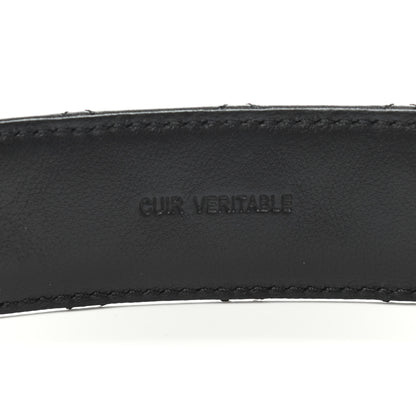 Chanel Lambskin Quilted CC Chain Belt 85 34 Black 3 of 5