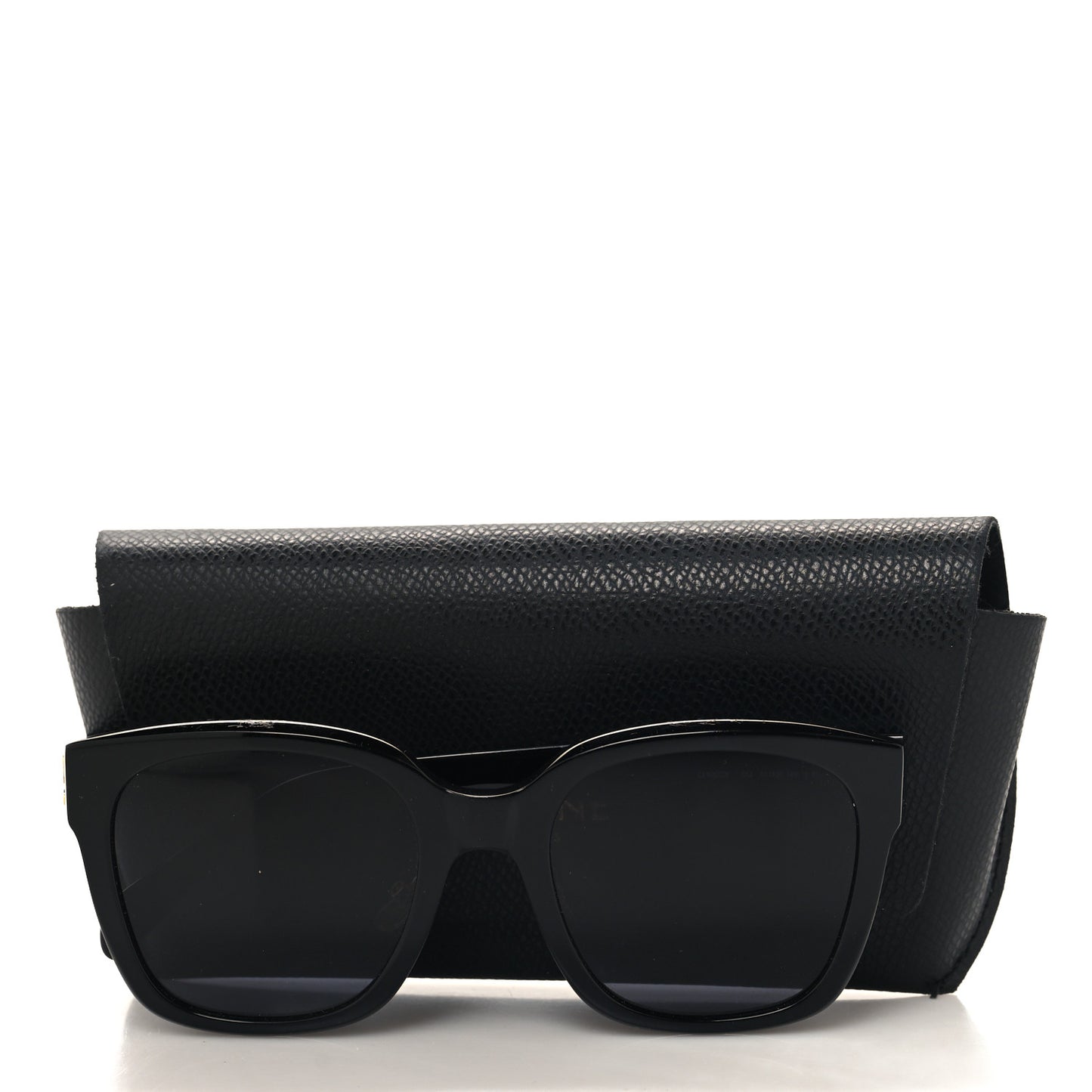 Acetate Triomphe 01 Square Sunglasses CL 40222F Black