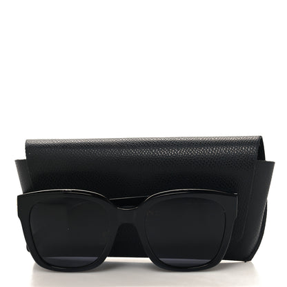 Celine Acetate Triomphe 01 Square Sunglasses CL 40222F Black 9 of 9