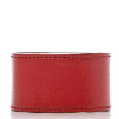 Hermes Tadelakt Kelly Dog Bracelet Rouge Vif 3 of 6