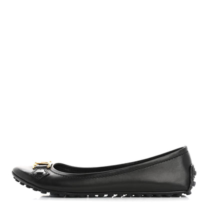 Louis Vuitton Calfskin Oxford Ballerina Flats 36.5 Black 1 of 9