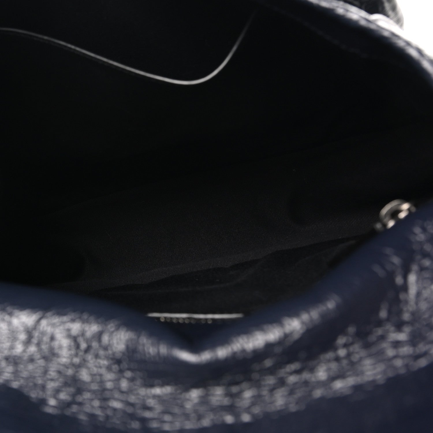 Saint Laurent Crinkled Calfskin Matelasse Monogram Medium Niki Chain Satchel Deep Marine 5 of 10