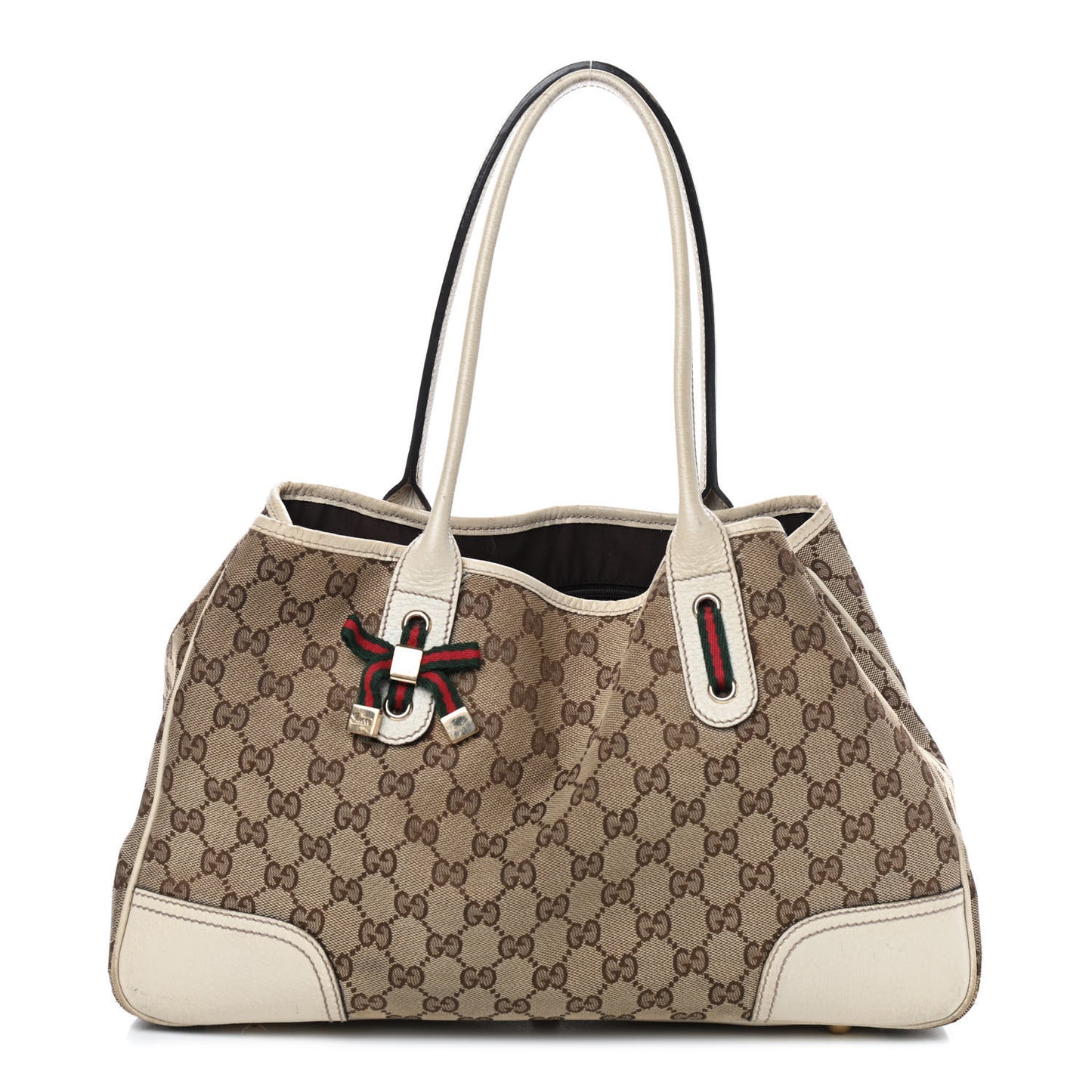Monogram Medium Princy Tote Off White