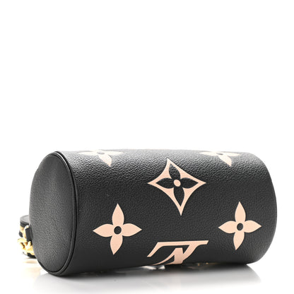 Louis Vuitton Empreinte Monogram Giant Papillon BB Black Beige 4 of 10