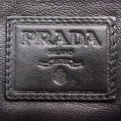 Prada Nappa Stripes Shoulder Bag Black 9 of 11