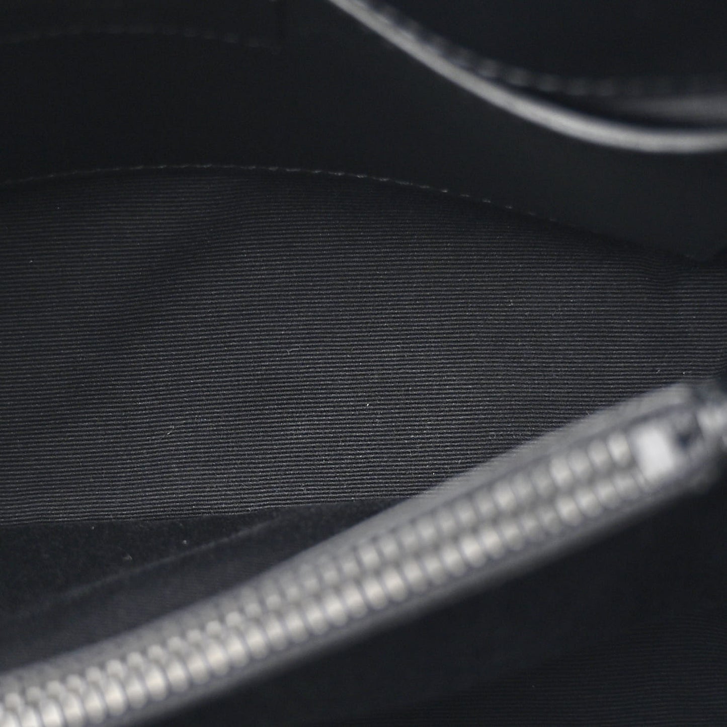 Calfskin Y Quilted Monogram Monochrome Small Loulou Chain Satchel Black