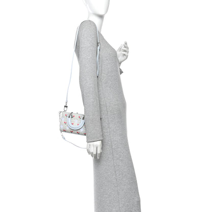 Christian Dior Denim Cannage Embroidered Doves & Roses Dioramour Mini Lady D-Joy Blue Multicolor 2 of 10