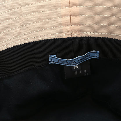 Prada Re-Nylon Metal Triangle Logo Bucket Hat M Cammeo 8 of 8