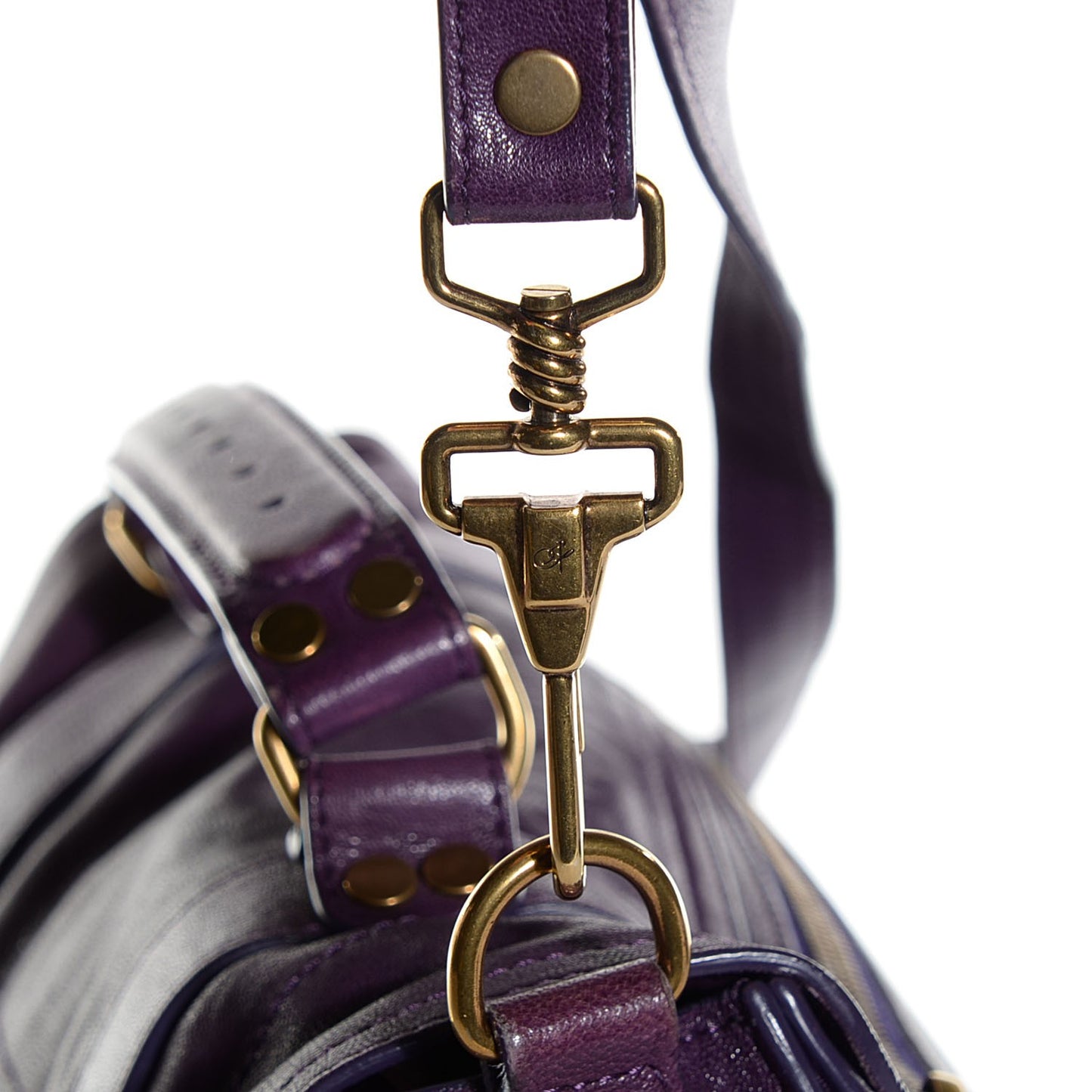 Lambskin Medium PS1 Satchel Plum