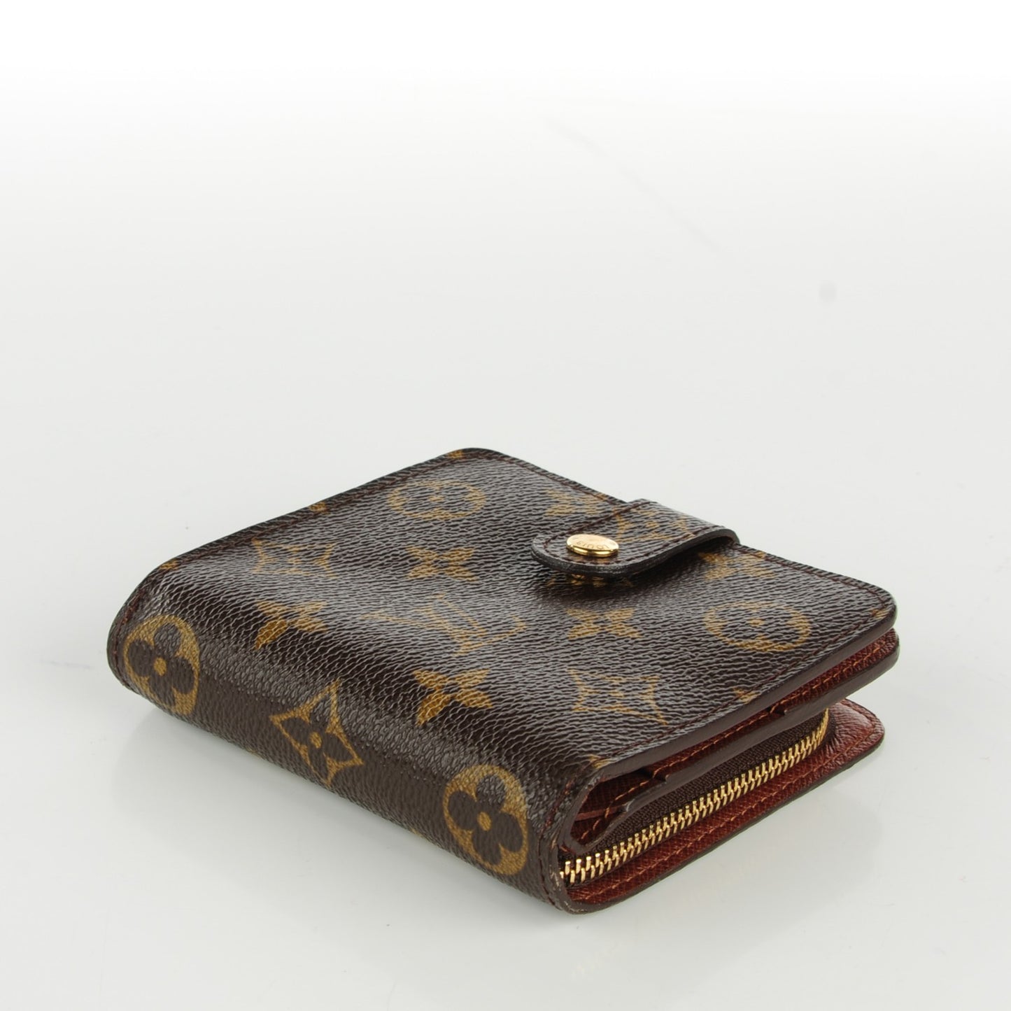 Monogram Compact Zippe Zipped Wallet