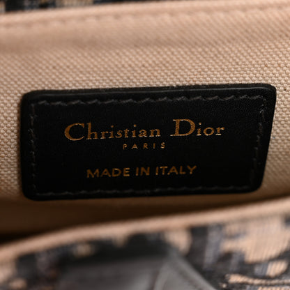 Christian Dior Oblique Mini Saddle Bag Blue 6 of 12