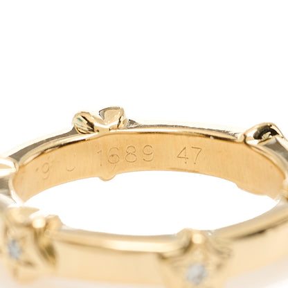 Chanel 18K Yellow Gold Diamond Comete Band Ring 47 4 6 of 6