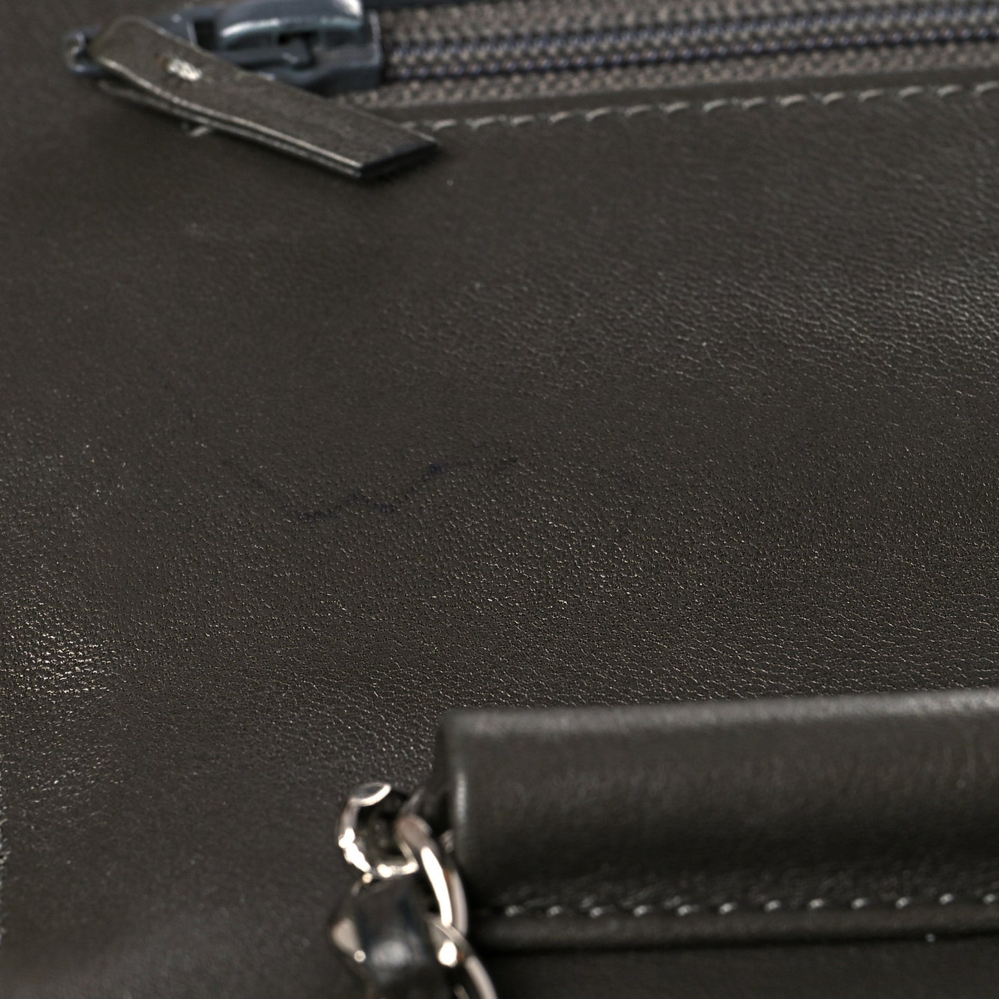 Metallic Caviar Timeless CC Wallet On Chain WOC Dark Silver