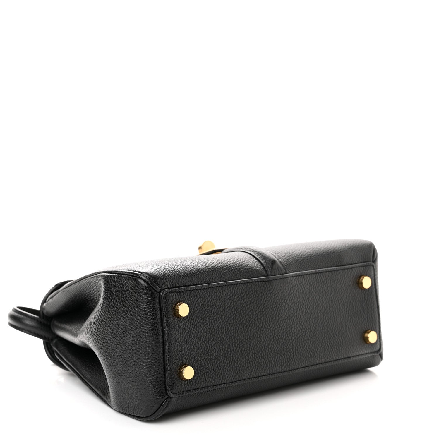 Celine Grained Calfskin Small 16 Top Handle Bag Black 4 of 12