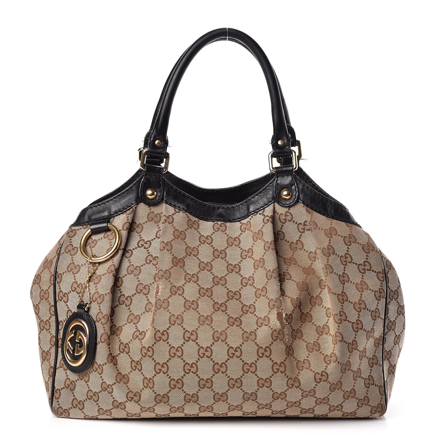 Gucci Monogram Medium Sukey Tote Dark Brown 1 of 20