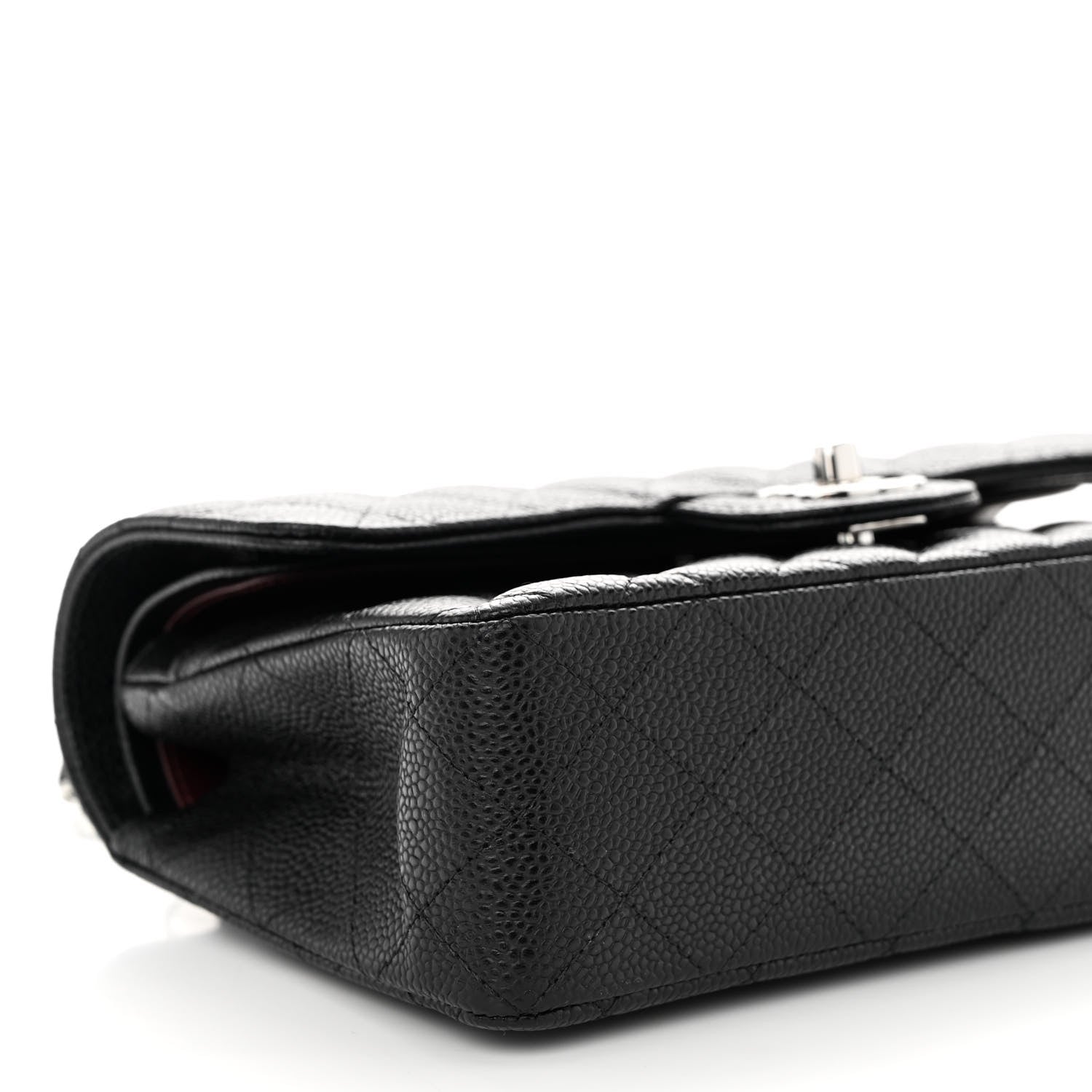 Chanel Caviar Quilted Small Double Flap Black 9 of 10