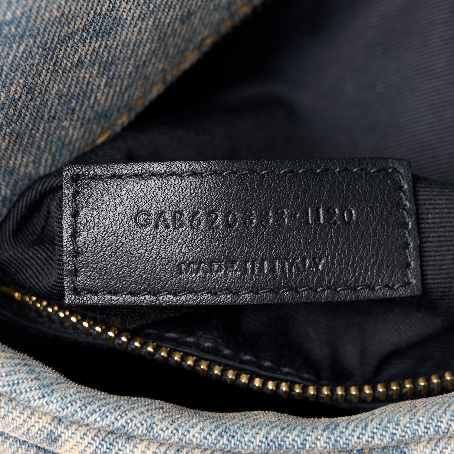 Saint Laurent Denim Quilted Toy Loulou Puffer Monogram Chain Satchel Blue Black 7 of 10