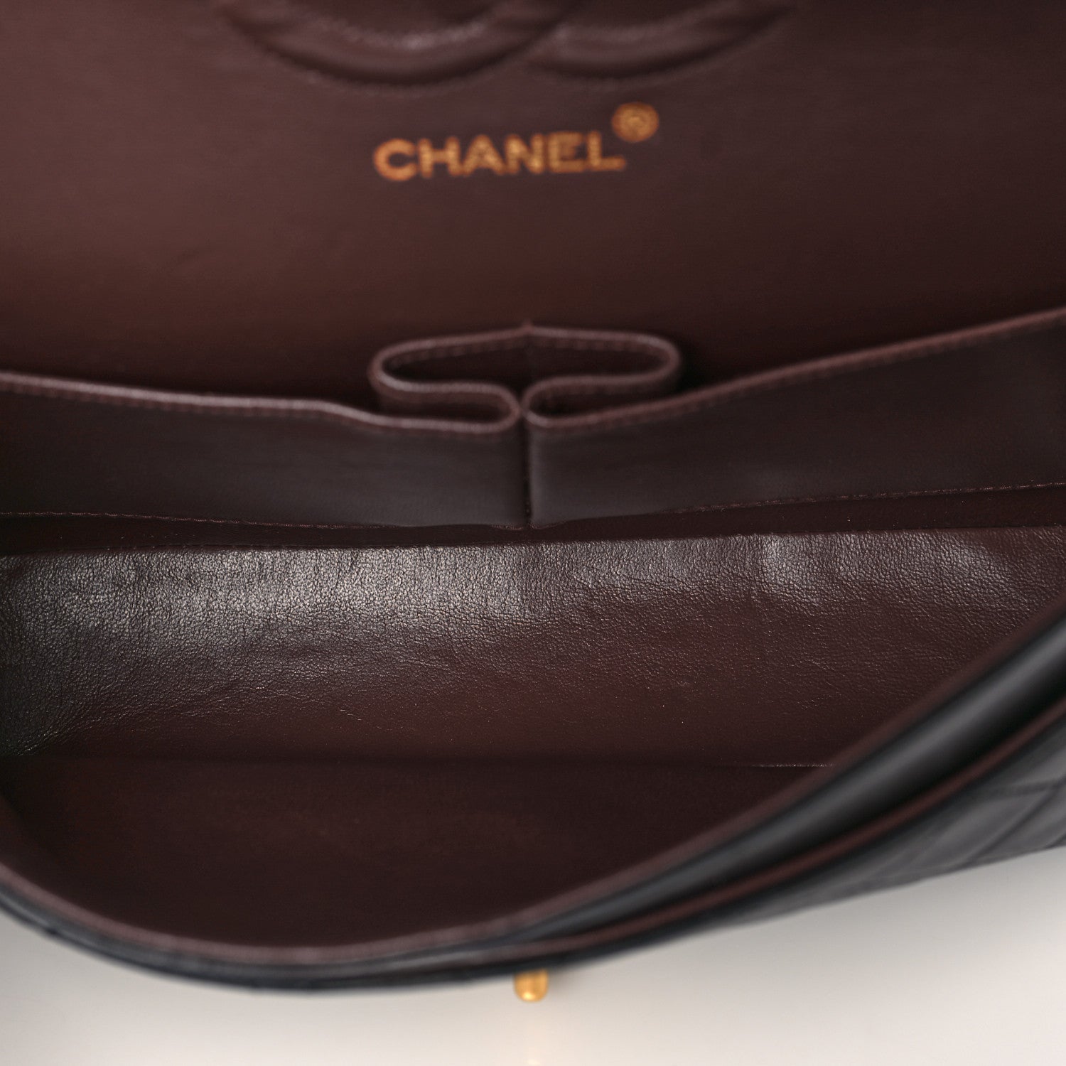 Chanel Lambskin Quilted Medium Double Flap Black 5 of 9