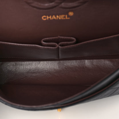 Chanel Lambskin Quilted Medium Double Flap Black 5 of 9