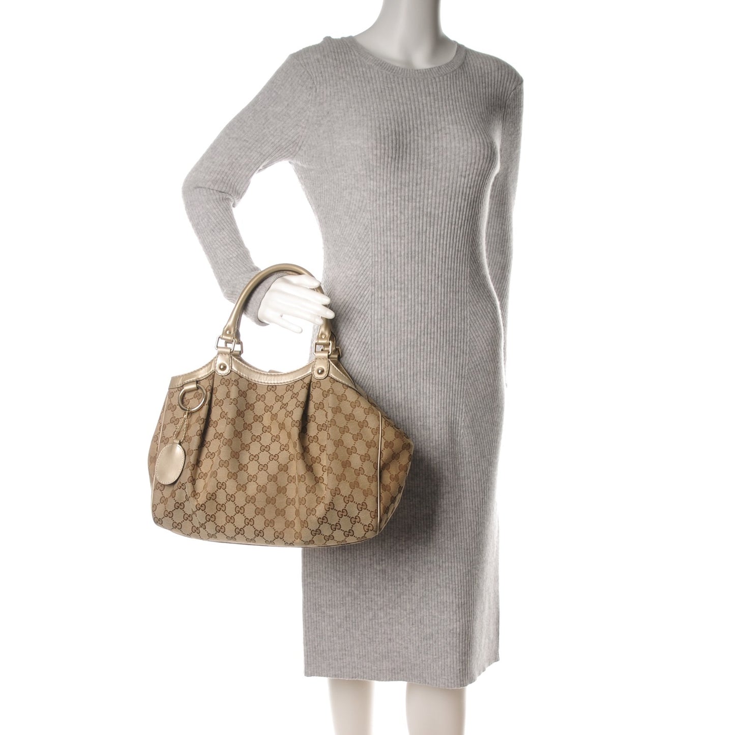 Monogram Medium Sukey Tote Champagne