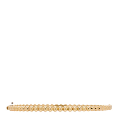 Van Cleef & Arpels 18K Yellow Gold Perlee Pearls of Gold Bracelet L 1 of 4