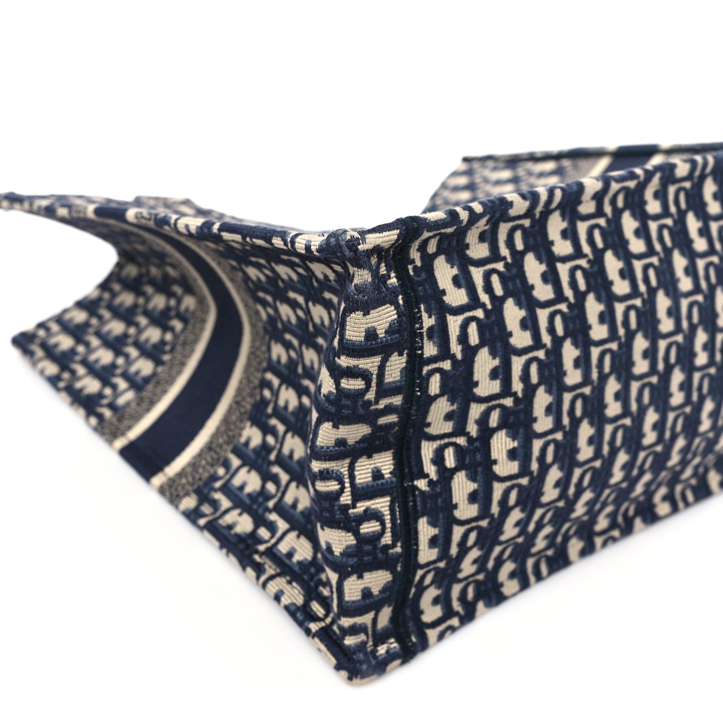 Oblique Large Book Tote Blue Multicolor