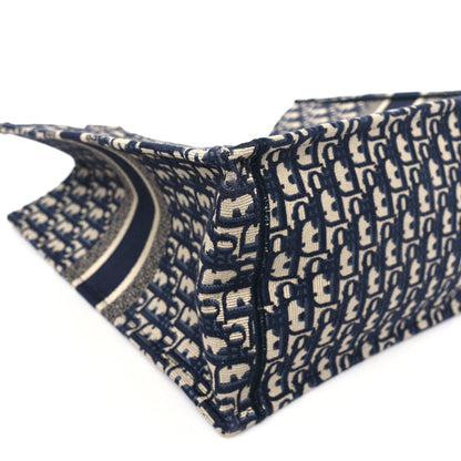 Christian Dior Oblique Large Book Tote Blue Multicolor 8 of 9