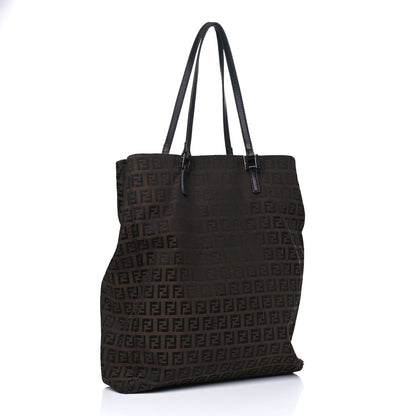 Fendi Zucchino Small Tote Tobacco 2 of 14