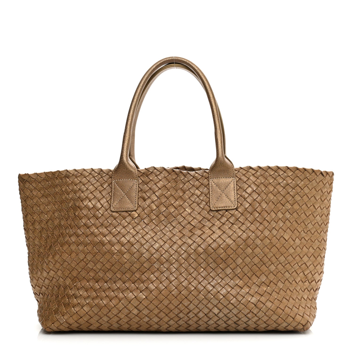 Bottega Veneta Chevre Intrecciato Medium Cabat Ottone 1 of 7