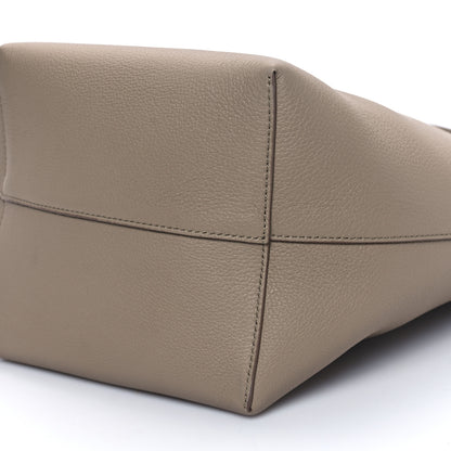 The Row Grained Calfskin Medium N/S Park Tote Dark Taupe 9 of 9