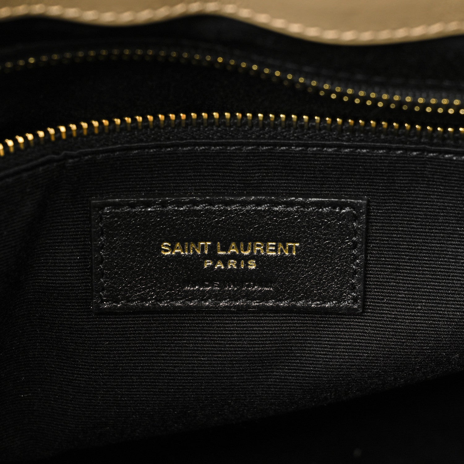 Saint Laurent Calfskin Y Quilted Monogram Medium Loulou Chain Satchel Dark Latte 6 of 10