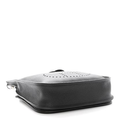 Hermes Taurillon Clemence Evelyne III PM Black 4 of 9