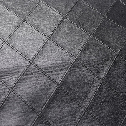 Chanel Calfskin Stitched XL Weekender Black 10 of 14