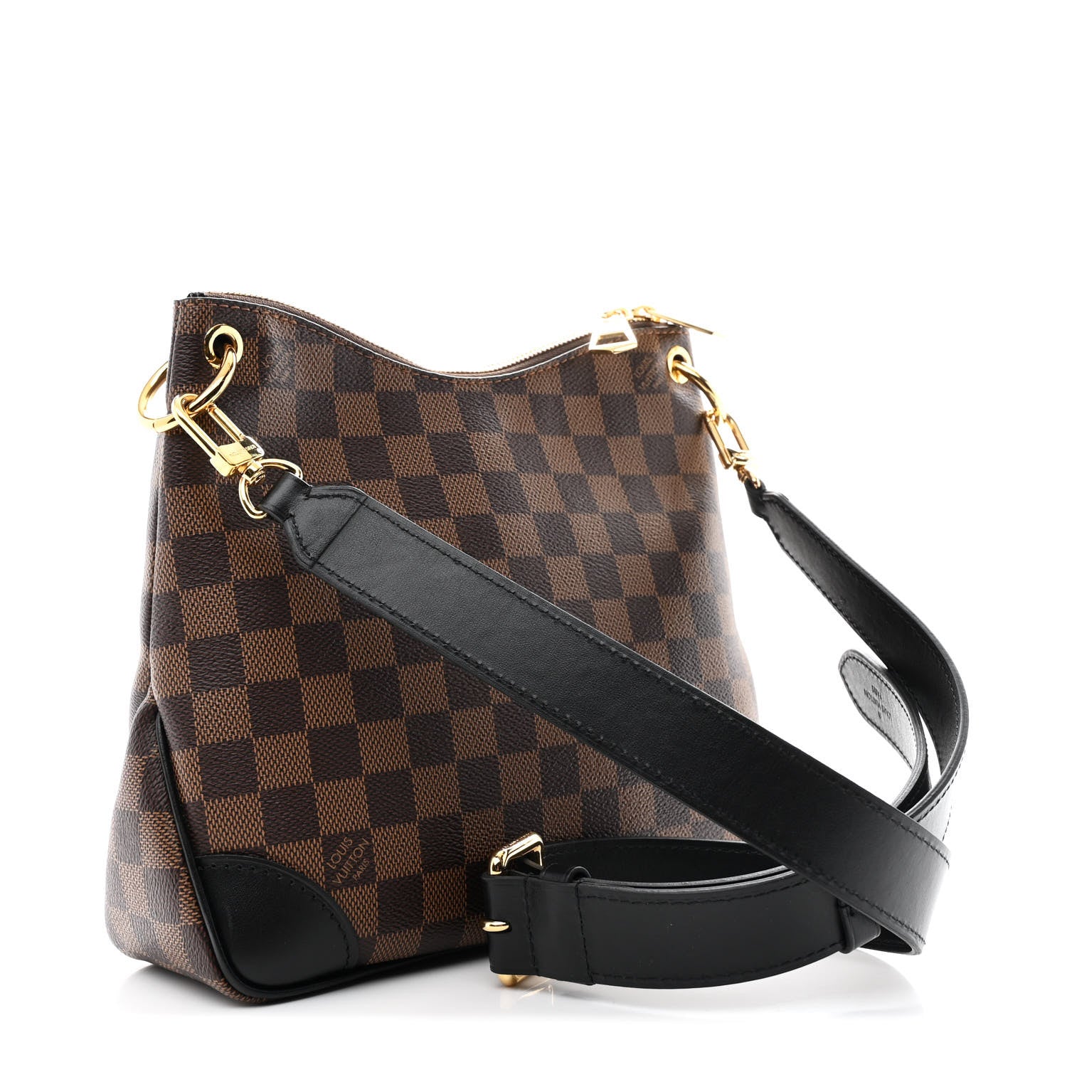 Louis Vuitton Damier Ebene Odeon PM Black 3 of 9