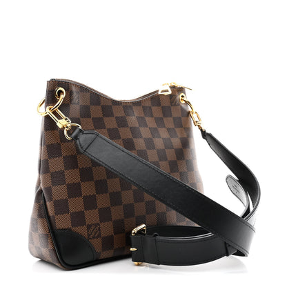 Louis Vuitton Damier Ebene Odeon PM Black 3 of 9