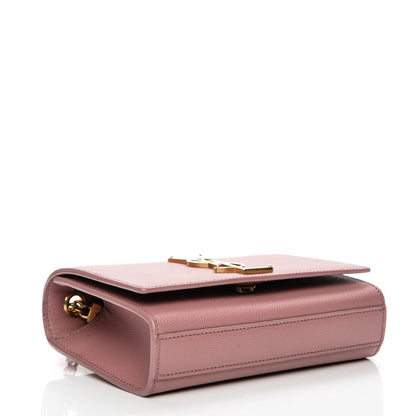 Saint Laurent Grain De Poudre Small Classic Monogram Kate Satchel Old Rose 4 of 7