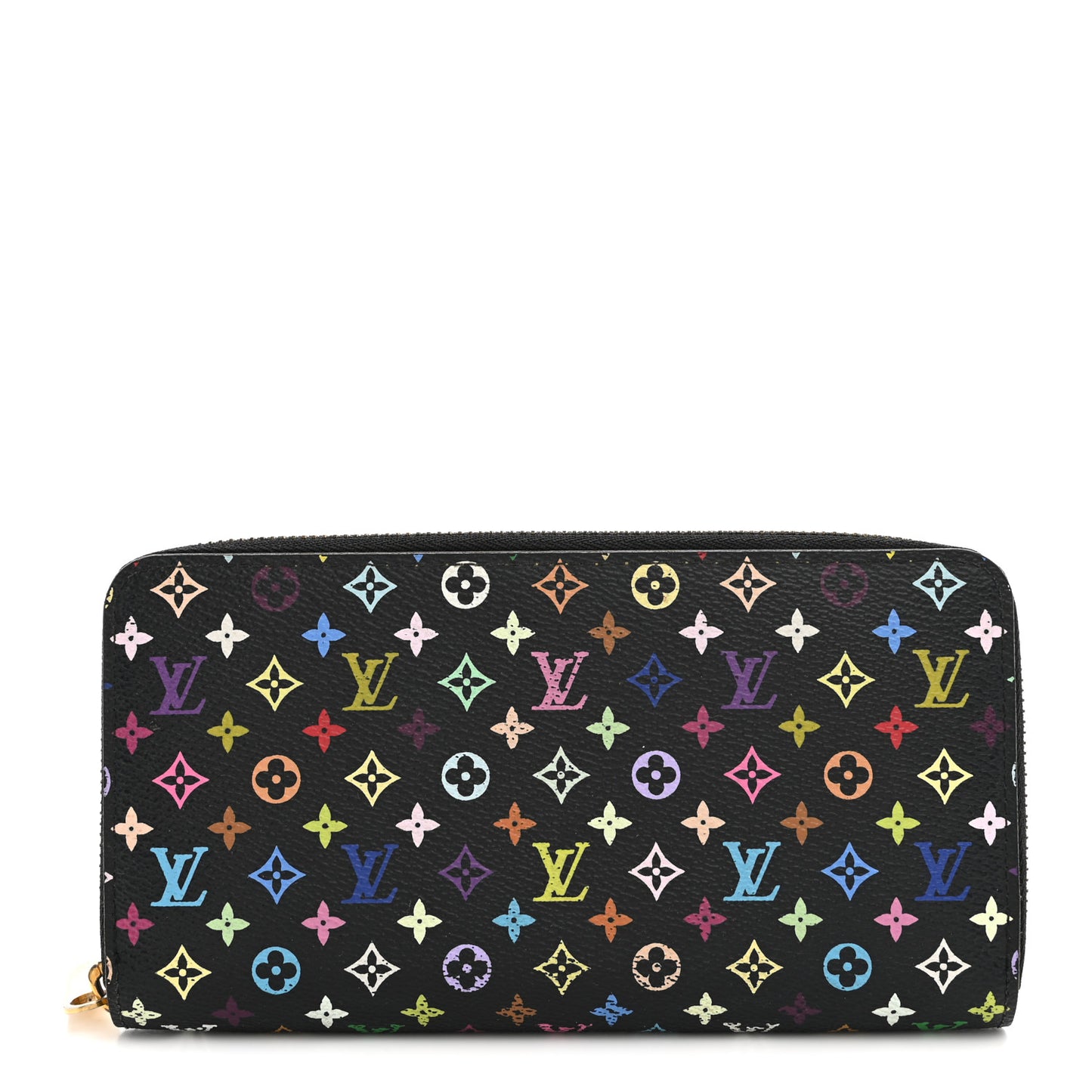 Monogram Multicolor Zippy Wallet Black Pistachio