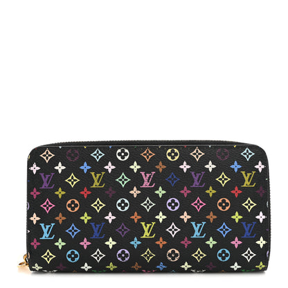Louis Vuitton Monogram Multicolor Zippy Wallet Black Pistachio 1 of 10
