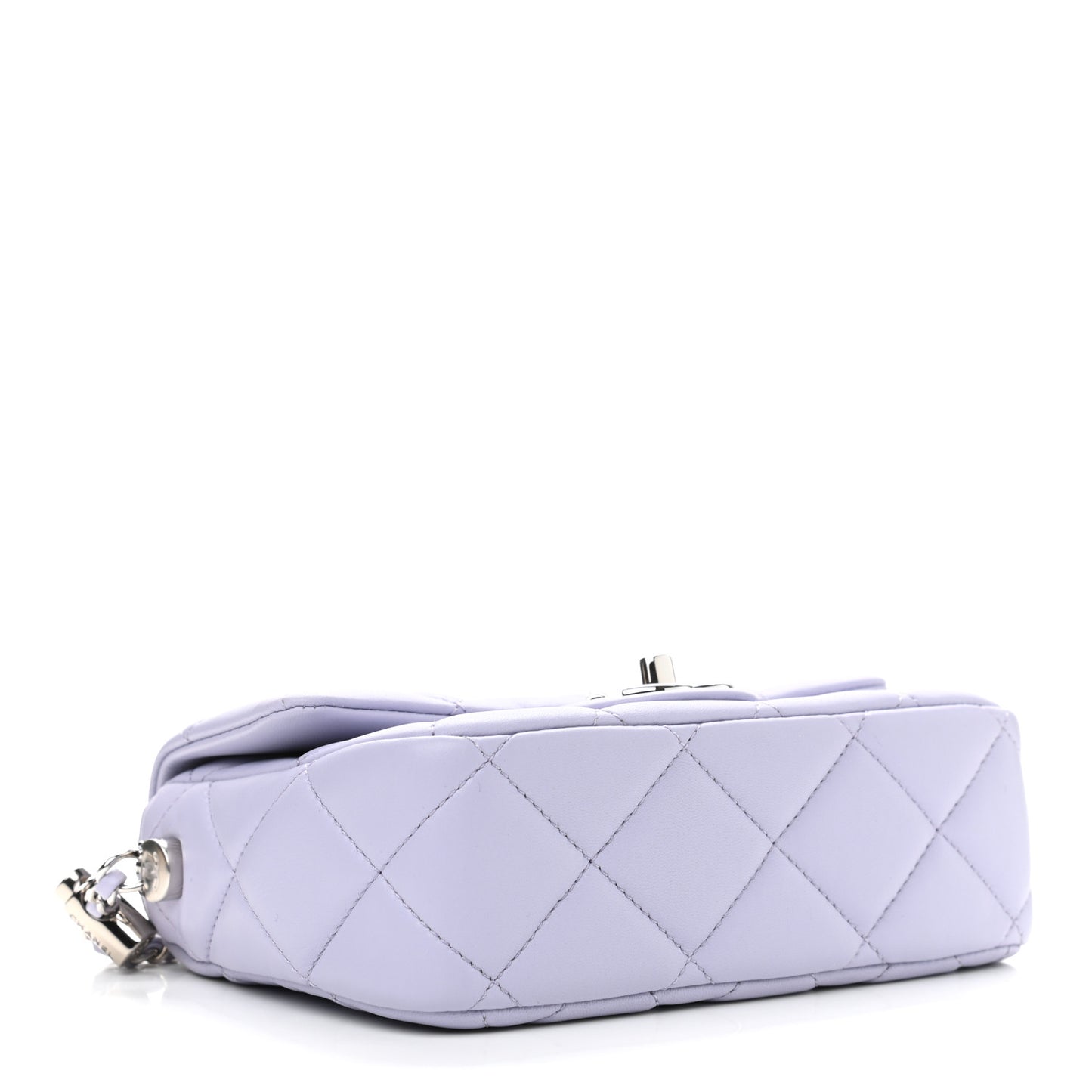 Lambskin Quilted Mini My Perfect Flap Light Purple