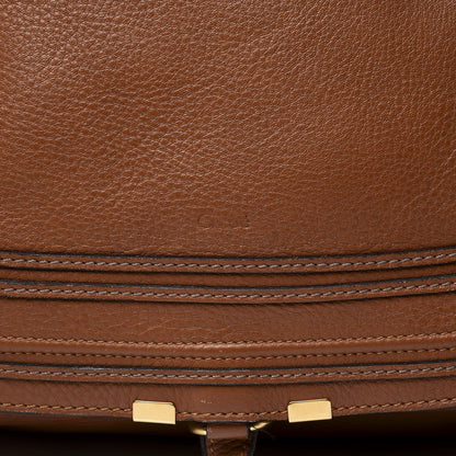 Chloe Calfskin Large Marcie Satchel Tan 9 of 9