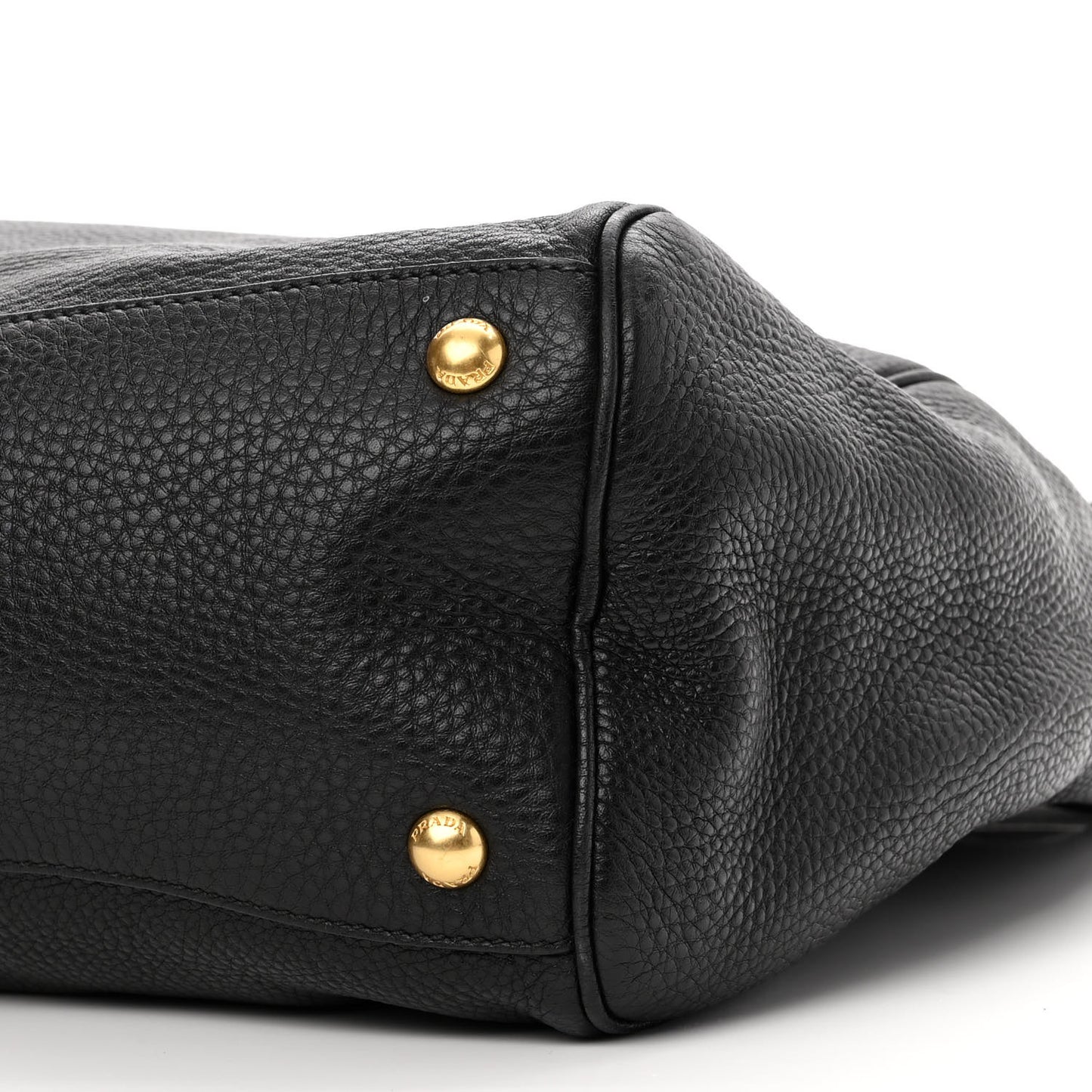 Vitello Daino Tote Black